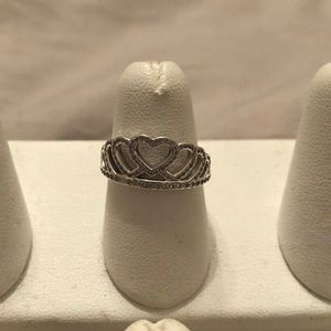 Pandora heart crown ring